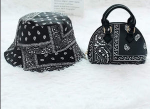 BANDANA HAT & PURSE SET