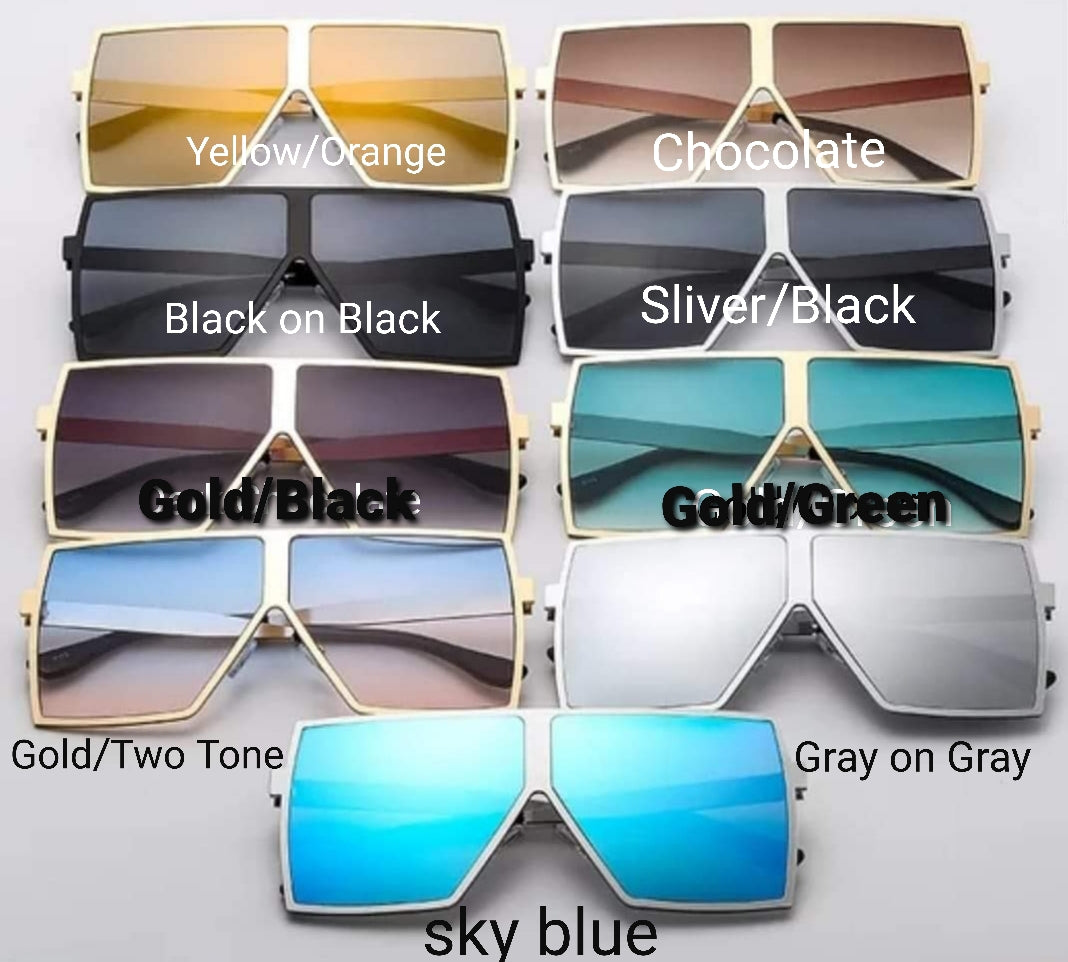 FASHION MIRRORED SUNGLASSES