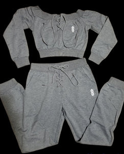 CC Cashuele Couture off the shoulder sweatsuits