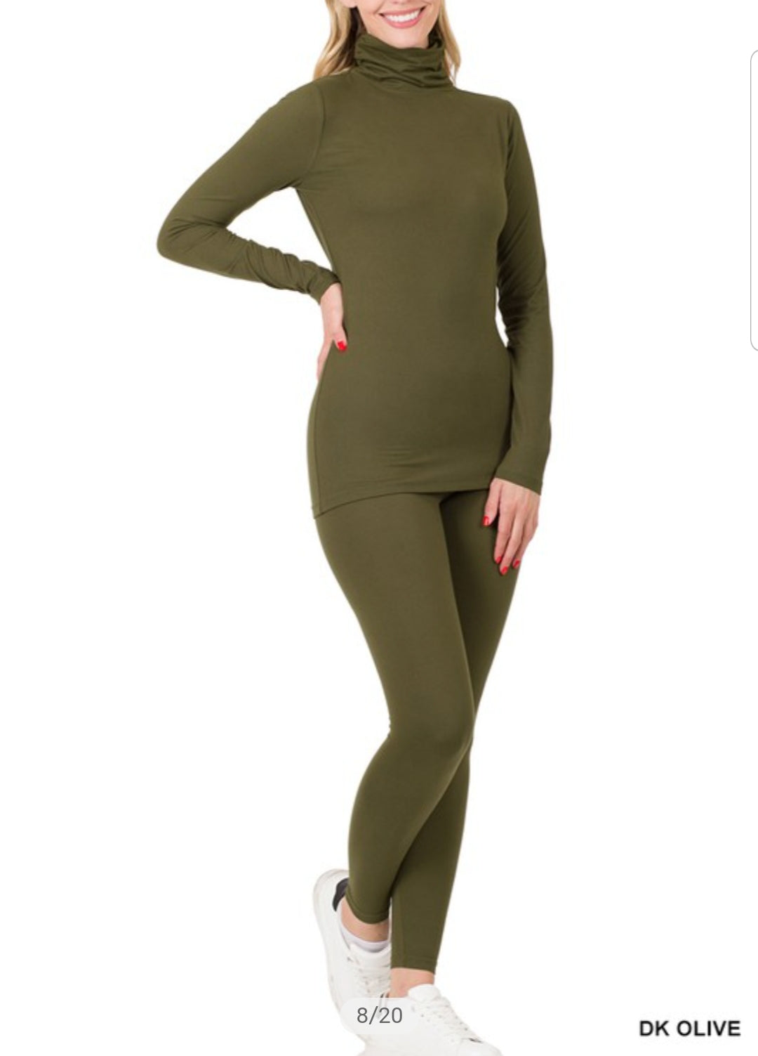 Cover me up, long sleeve turtleneck set