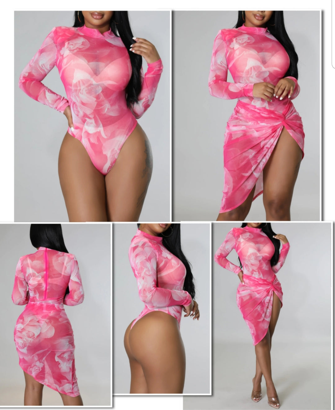 Pink Alicious two piece mash set