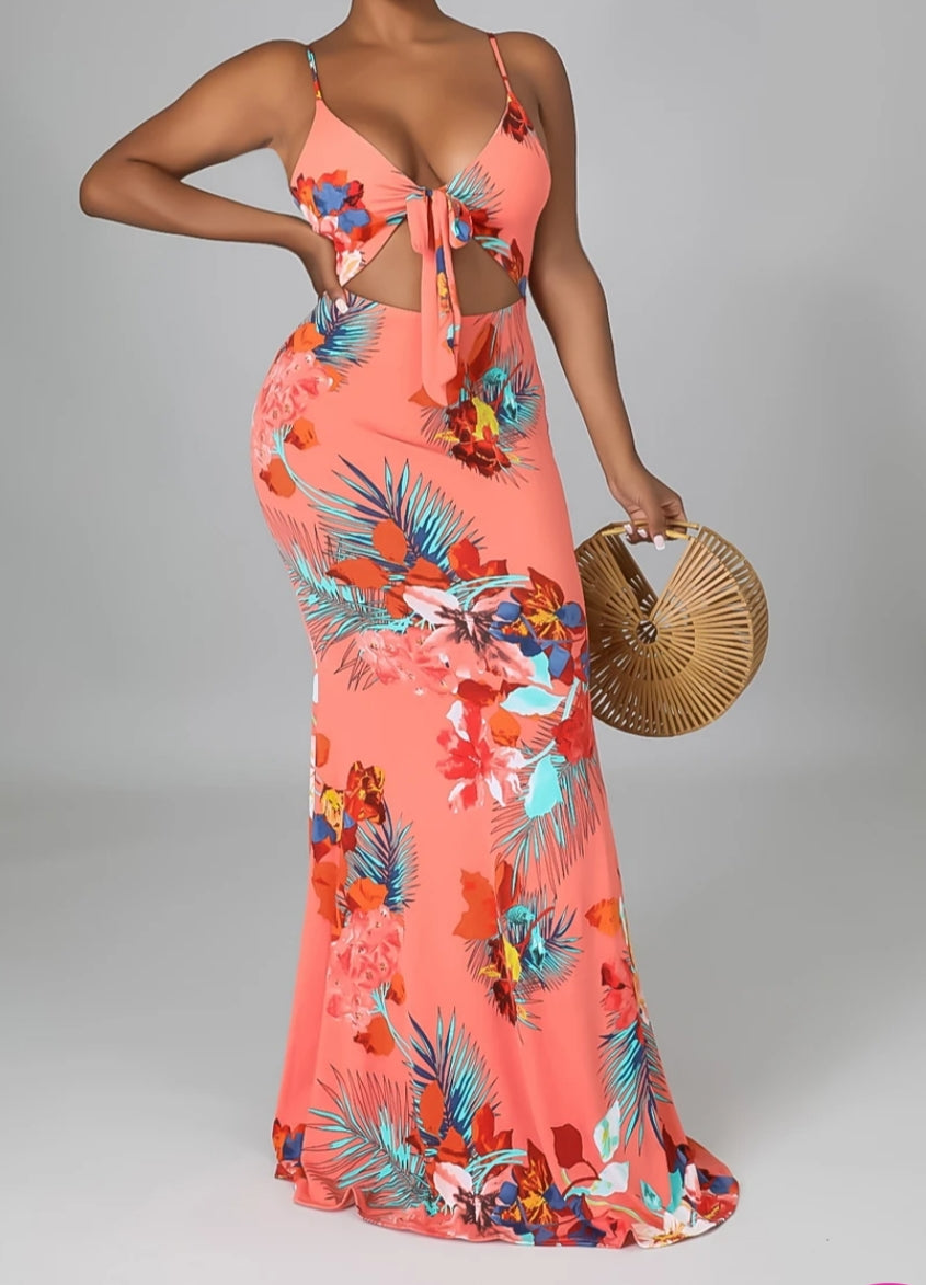 TROPICAL MERMAID ISLAND DRESS